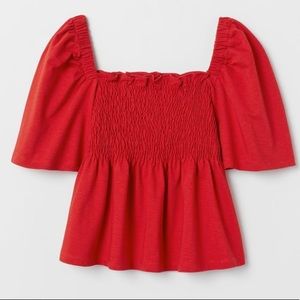 H&M Baby Doll Scoop Neck Top